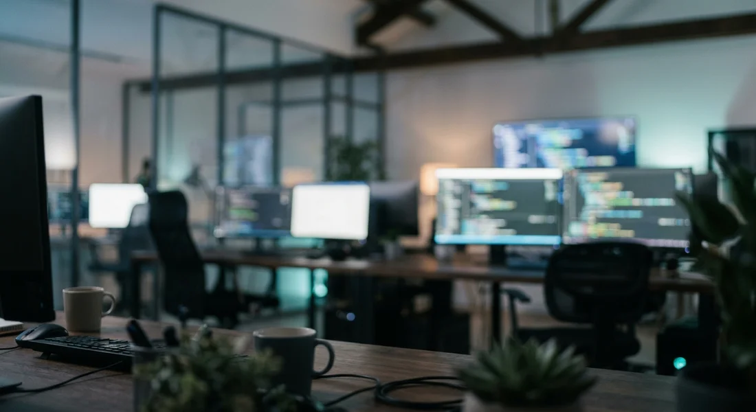 협업과 개발 철학을 상징하는 이미지